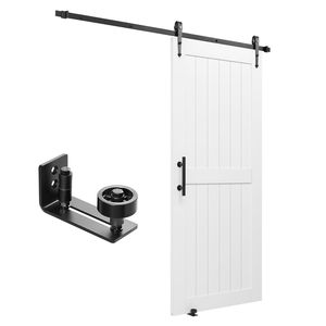 Porta Scorrevole in MDF ad Alta Resistenza 36 X 84 Pollici con Kit di Installazione Facile, Superficie in PVC Impermeabile per Applicazioni in Camera da Letto - Product Image 1