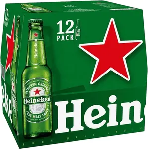 하이네켄 네덜란드 프리미엄 더 큰 맥주 330ml / 250 ml / 500ml 캔과 병