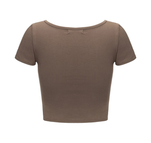 Breathable High Quality Women Crop Top Print Plaid Embroidery Customized Design Professional Designing Eco-Friendly Quick Dry - Product Image 4