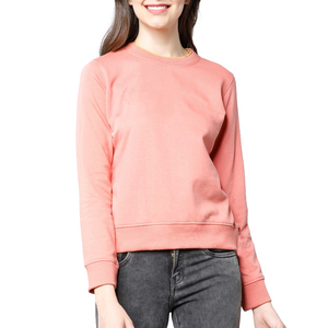 Sudadera Informal para Mujer, Color Sólido, Diseño Personalizado al por Mayor, Ropa Urbana con Impresión Digital Personalizada, Alta Calidad - Product Image 1