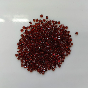 โกเมนสีแดงธรรมชาติ 2.25 มม. ทรงสี่เหลี่ยมเจียระไนแบบสเต็ปคัท คุณภาพดีที่สุด พลอยเม็ดเดี่ยวสำหรับทำเครื่องประดับ - Product Image 2