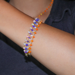 <b>BRACELET</b> WIRE WRAP <b>BEADED</b> <b>BRACELET</b> wire wrap <b>beaded</b> <b>bracelet</b> handmade wire wrapped <b>bracelet</b> <b>beaded</b> wire <b>bracelet</b> artisan wire - Product Image 6