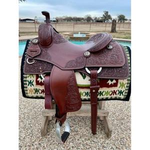 Genuine Leather English Saddle Customizable Designs Eco Friendly Water Resistance Leather & Horse Rugs - Product Image 6