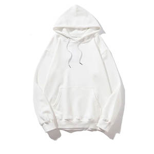 Sweat à capuche streetwear coupe ample en coton/fibre de bambou respirant, décontracté unisexe pour l'été - Product Image 3