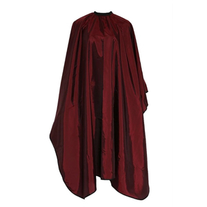 Capes de Coiffure Professionnelles OEM en Gros pour Salons de Barbier – Couleur Bordeaux Extra Longues et Ajustables pour la Coupe de Cheveux - Product Image 1