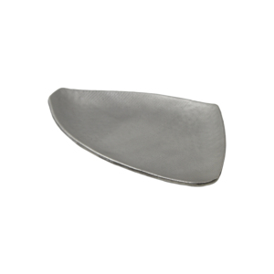 Plateau de service en métal au design moderne, finition argentée, accessoires de table en gros pour cuisine, maison, mariage, restaurant - Product Image 3