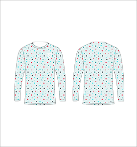 เสื้อยืดแขนยาวลายพรางสีขาวดำสำหรับผู้ชาย ลายตารางอาร์ไกล์ คอกลม เสื้อยืดลำลอง สตรีทแวร์ เสื้อสำหรับออกกำลังกาย - Product Image 5
