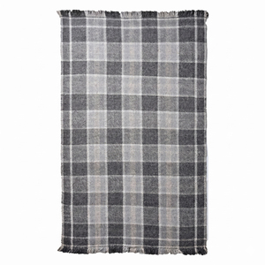 Alfombra Moderna DECORDEC de Lana con Diseño a Cuadros, Tejida a Mano, Gruesa, Antideslizante y Ecológica para Salas de Estar en Hogares y Hoteles - Product Image 1