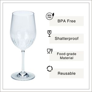 [Holar] Copa de Plástico Reutilizable con Diseño Martillado Elegante, Hecha en Taiwán, para Servicios de Catering y Piscina - Product Image 2