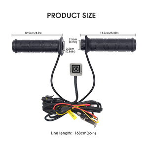 Fonction de mémoire Poignées chauffantes électriques réglables à 5 + 1 vitesses pour moto électrique <span class=keywords><strong>Niu</strong></span> - Product Image 5