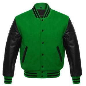 Chaqueta Universitaria de Cuero Genuino de Alta Calidad, Personalizada ODM OEM, para Hombre y Mujer, Diseño 2025 - Product Image 3