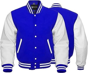 2026 Fashion Bomber Varsity <b>Baseball</b> <b>Jacket</b> <b>Men</b> Leather Sleeve Polyester <b>Baseball</b> <b>Jacket</b> Oversize Customized <b>Baseball</b> <b>Jacket</b> - Product Image 3