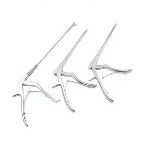 Juego de 3 piezas de rongeurs Kerrison Daddy D Pro (8" 11.5") con ejes de 2mm/3mm/4mm y 45° de inclinación, instrumentos quirúrgicos ortopédicos para hueso - Product Image 1
