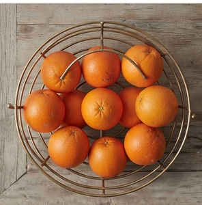 Cesta de Frutas de Alambre Metálico de Diseño Novedoso, Cesta de Almacenamiento de Forma Geométrica para Exhibición en la Cocina - Product Image 4