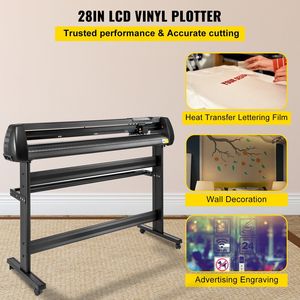 Taglierina elettronica in vinile da 53 pollici con velocità di forza regolabile del Plotter della stampante manuale per il supporto per la realizzazione del segno incluso - Product Image 2