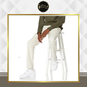 Vente flash sur des pantalons chino pour hommes en tissu Oxford tissé léger, de qualité supérieure, à séchage rapide et durable, avec logo personnalisé, commande en gros - Product Image 5