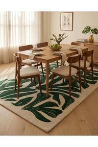 Artisan Craftsmanship Handmade Customize Size Flooring Rugs Wool Rugs Authentic Carpets Made Natural Wool Anti-Slip Modern <b>Thick</b> - Product Image 3