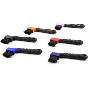 Limpiador de pezuñas de caballo con cepillo y raspador, muy resistente, para el cuidado y limpieza de pezuñas. - Product Image 1