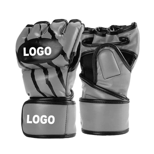 Gants de boxe en cuir pour adultes, gants d'entraînement MMA, sangle de poignet réglable, équipement d'arts martiaux antidérapant - Product Image 1