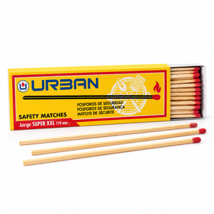 Reliable Barbeque Safety Matches Long Handle Wooden Matchsticks for BBQ Grill Cooking Fireplace Camping and Events - Product Image 1