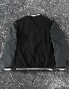 Chaqueta Deportiva Unisex PROFIT SPORTS para Invierno, con Letras, de Lana/Cuero, Cuello en V, Casual, Reversible, Resistente al Viento, Transpirable, de Poliéster, Corte Regular - Product Image 2