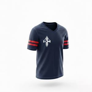 เสื้อเจอร์ซีย์อเมริกันฟุตบอลคุณภาพสูง ระบายอากาศได้ดี สำหรับฤดูร้อน คอวี ทรงพอดีตัว ผ้าโพลีเอสเตอร์ 100% จาก RIVIAN ATLANTIC - Product Image 4