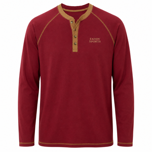 Custom Men's Long Sleeve Henley Shirt <b>Raglan</b> Sleeve Contrast Color Casual Cotton T-shirt Sports Wear Slim Fit Pullover Male <b>Tops</b> - Product Image 4