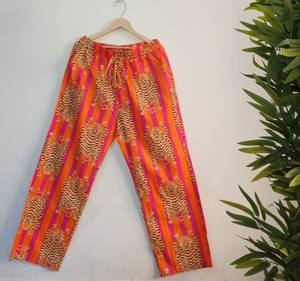 Pantalones de Pijama de Algodón con Estampado Animal al por Mayor – Pantalones de Descanso con Cintura Elástica Estampada, Suaves y Cómodos - Product Image 4