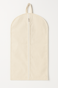 Custom Skirt Suit Dustproof Non-Woven Garment Bag with Pockets Ribbon Handle Zipper Closure <b>Wardrobe</b> Hanging Storage - Product Image 5