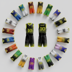Professional Polyester Mesh Basketball Uniform Quick Dry Breathable Team Jersey OEM Sublimation Design Match Wear Uniform - Product Image 1
