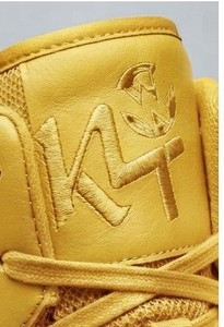 KLTW INT'L Chaussures de lutte montantes pour hommes, hiver, jaunes, tige en PU, doublure en maille, semelle extérieure en caoutchouc, baskets d'entraînement de combat, salle de sport, ring - Product Image 5