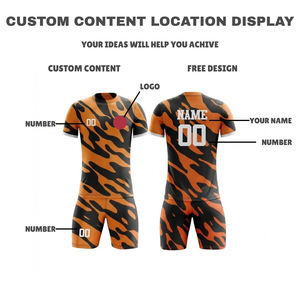 Ensemble de maillots de football personnalisés, fabricant d'uniformes d'équipe sur mesure, tissu 100% respirant - Product Image 5