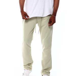 Pantalones de hombre lavados, estilo flare apilado, de alta calidad, streetwear, jogger, vintage, de algodón, con efecto stone wash, pantalones de chándal acampanados con cordón para hombre - Product Image 2