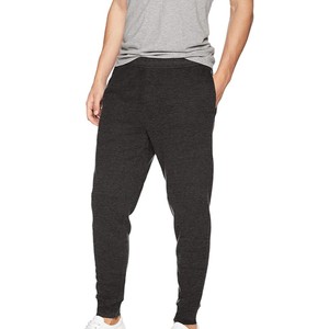 Trending Men's Straight Canvas <b>Trousers</b> Black Cotton Sweatpants Elastic Waist Casual Joggers Side Pockets Midweight Woven <b>Summer</b> - Product Image 3