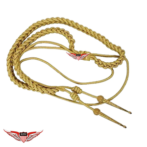 Aiguillette dorée à tresses, Aiguillette dorée à fil, Cordon doré, Aiguillette dorée - Product Image 1