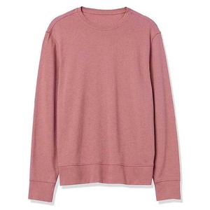 เสื้อสเวตเชิ้ตผู้ชายผ้าฟลีซสำหรับฤดูใบไม้ร่วง ทรงปกติ เป็นมิตรกับสิ่งแวดล้อม สีและโลโก้ปรับแต่งได้ พร้อมงานปักและพิมพ์ดิจิทัล - Product Image 1