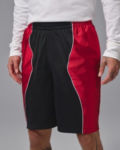 Pantalones Cortos Deportivos para Hombre, Tejidos, de Cintura Media, Ligeros, Transpirables, de Secado Rápido, Elásticos, con Franja Lateral, para Entrenamiento de Baloncesto, Kickboxing, MMA - Product Image 1