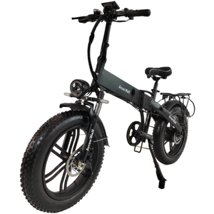 Vélo électrique 20 pouces avec batterie au lithium fer phosphate, 7 vitesses, cadre en alliage d'aluminium, moteur dissimulé, autonomie de 31 à 60 km - Product Image 3
