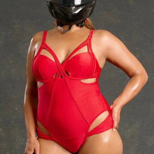 Combinaison gainante respirante à séchage rapide sans coutures pour femme, une pièce, coupe ajustée, extensible, pour la danse du ventre et la performance - Product Image 4