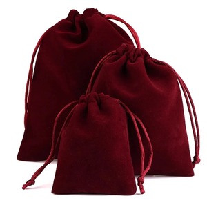 Wholesale Velvet Drawstring Jewelry Bag with Custom Branding for <b>Watches</b> Cosmetics and Fashion Accessories - Product Image 5