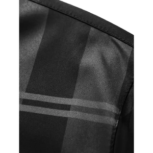 Camisa de Hombre Nueva de la Marca 2026, Camisa Masculina a Cuadros Elástica de Manga Larga a la Moda - Product Image 4