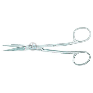 Iris 11,5 cm Instrumentos quirúrgicos dentales de acero inoxidable Fuente de alimentación manual Tijeras de goma Sharp-Sharp - Product Image 3