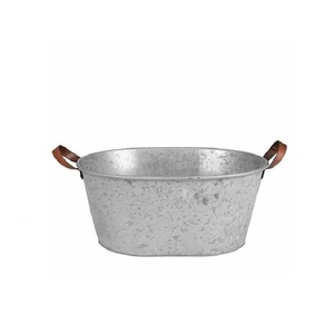 Nouvelle Arrivée : Bac à fleurs et bac de fête en métal avec poignées pour jardin extérieur et événements, taille et forme personnalisables - Product Image 1