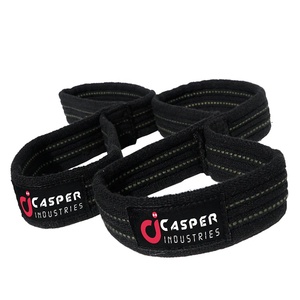 CASPER INDUSTRIES Levantamiento de pesas Muñequera Figura 8 Correas Levantamiento de pesas de alta resistencia Entrenamiento de gimnasio OEM de alta calidad de la M-L-XL - Product Image 5