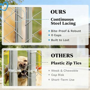 Cuccia e Gabbia per Cani da Esterno in Argento, Casette e Mobili per Animali Domestici - Product Image 4