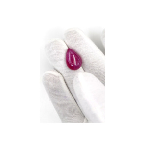 Rubíes cabujón naturales de Bangkok en forma de pera, 17.12 quilates, gema de rubí suelta para la fabricación de joyas, lista para usar - Product Image 1
