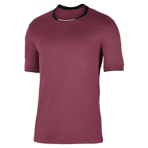 T-shirt de sport rouge uni pour homme, anti-transpiration, vêtements de sport pour l'entraînement - Product Image 1