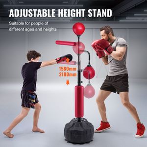Sacco da Boxe Autoportante Regolabile in Altezza per Adolescenti e Adulti - Macchina per Allenamento di Boxe - Product Image 3