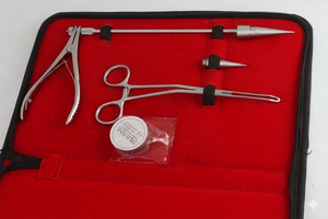 Kit de Ligature Hémorroïdale Manuelle McGivney de Qualité Supérieure, 104 Pièces, avec Cône de Chargement, Anneaux en Latex et Anneaux en Acier Inoxydable, pour Chirurgie Générale - Product Image 2