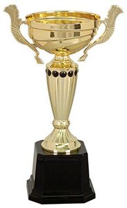 Coupe de la victoire au basketball avec une bordure dorée étoilée. Disponible aux prix de gros. - Product Image 4